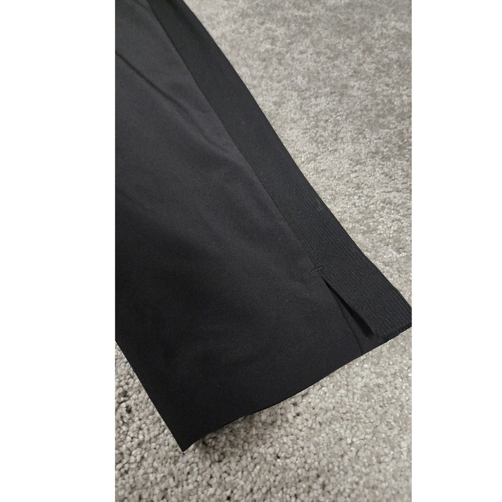 Athleta Brooklyn Ankle Pants Stretch Travel Work Slits Black Women's Size 4 Tall - Picture 11 of 12